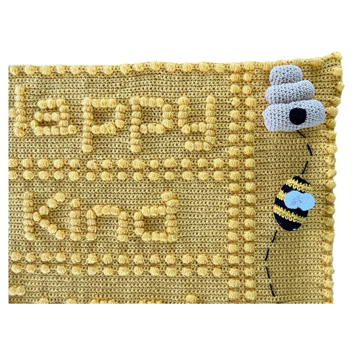 Be Happy Be You Baby Blanket CROCHET PATTERN
