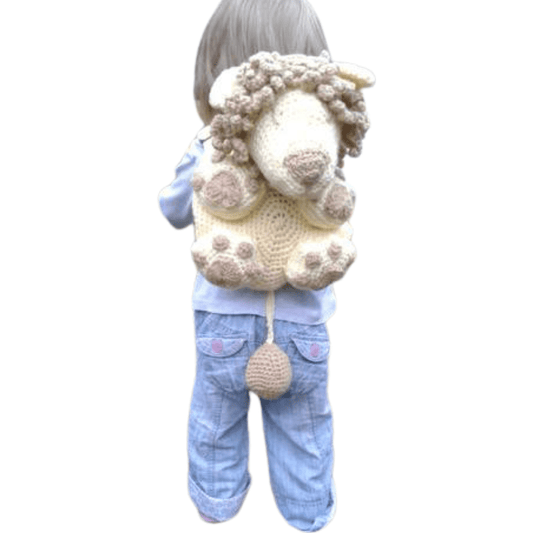 4 Toddler Backpack Crochet Patterns - Elephant, Bunny, Horse and Lion