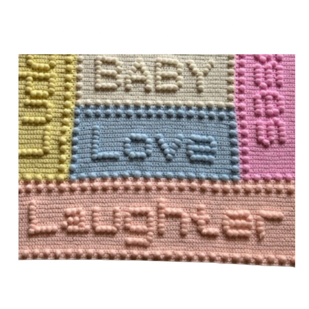 Joy Motifs Baby Blanket CROCHET PATTERN