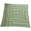 Load image into Gallery viewer, Faith Baby Blanket One-piece Crochet Pattern Puff Stitch Words