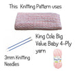 Load image into Gallery viewer, 4 Ply Yarn King Cole Print Princess Knitting Pattern wth 3mm Needles
