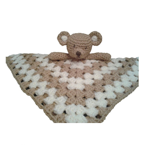 Crochet Lovey Pattern Teddy Bear Granny Square Amigurumi 