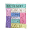 Load image into Gallery viewer, Crochet Pattern for Baby Blanket Personalised Name Panel Chart Words Love Sweet Precious