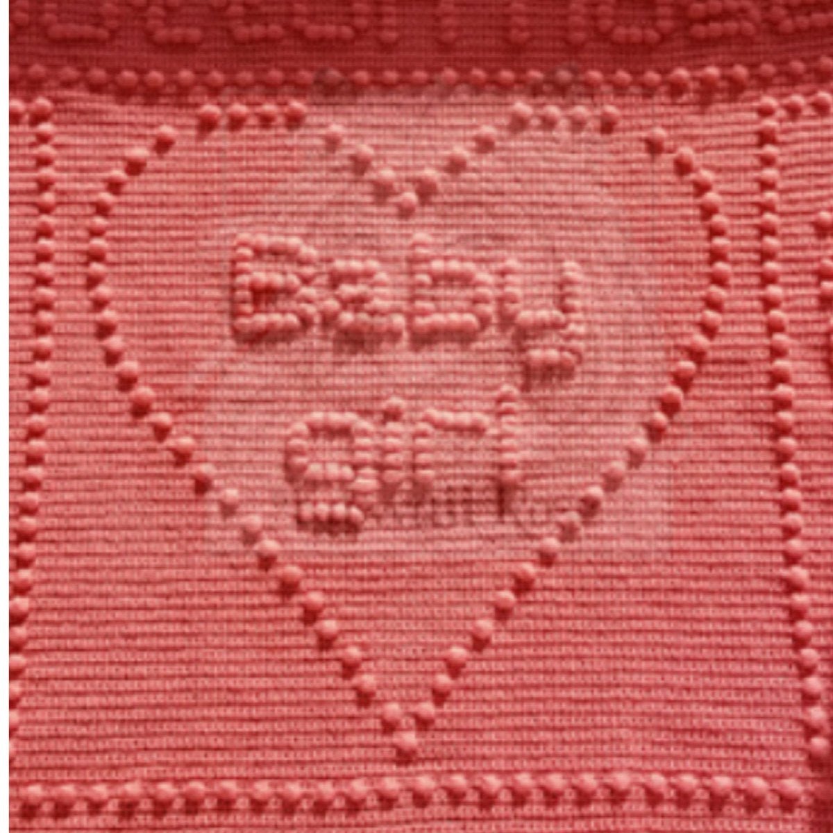 Button Nose Baby Blanket Crochet Pattern for Baby Blanket Words Girl Heart Puff Bobble
