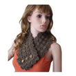 Load image into Gallery viewer, Crochet Pattern for Neckwarmer Scarf Textured Beginner Easy