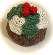 Load image into Gallery viewer, Free Christmas Pudding Crochet Pattern