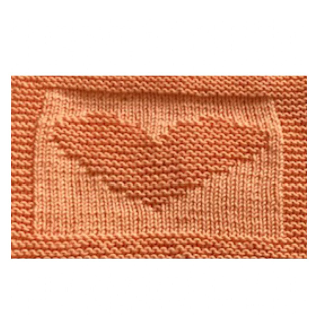 Simple Hearts Baby Blanket KNITTING PATTERN