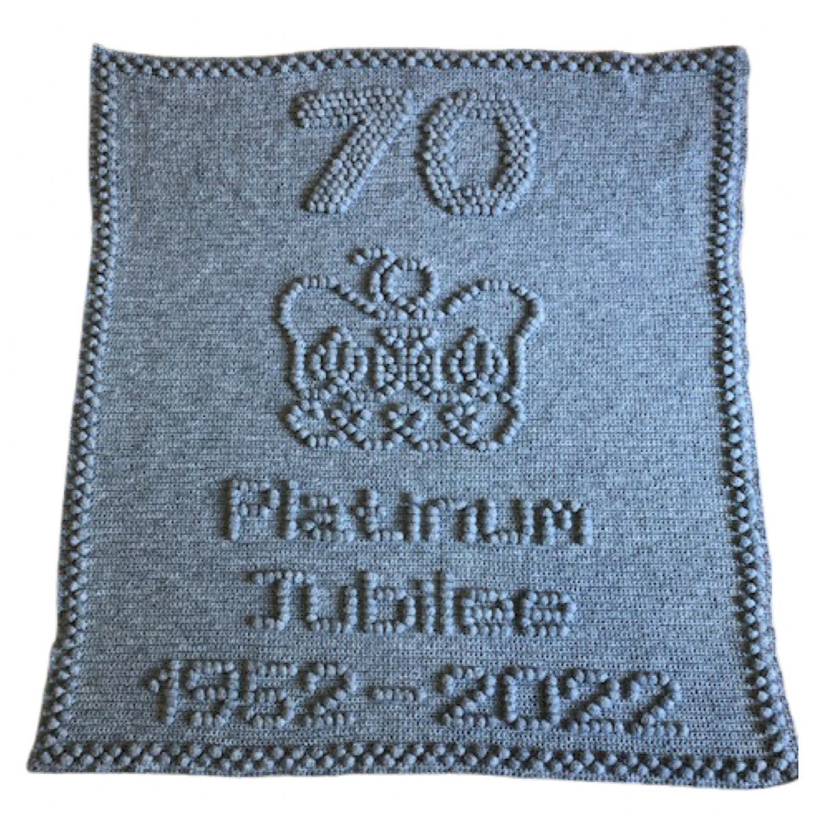 Queen's Platinum Jubilee 2022 Lap Blanket FREE Crochet Pattern