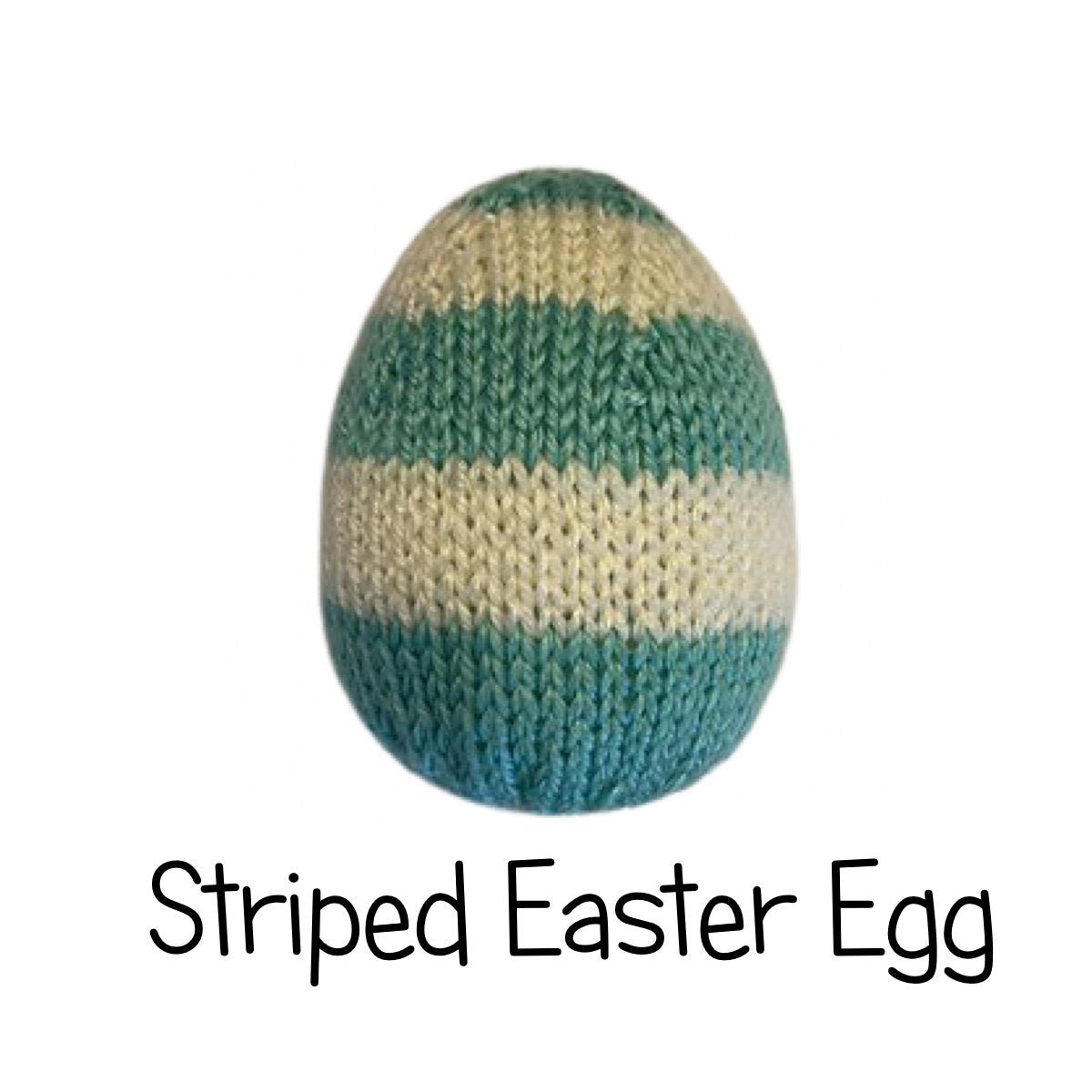 Free Knitting Patterns for Easter Eggs Striped