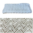 Load image into Gallery viewer, 2 x Baby Blankets KNITTING PATTERNS - Arrows & Lacy Zigzags