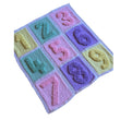 Load image into Gallery viewer, Number Squares Baby Blanket Knitting Pattern for Numbers Baby Blanket Bobbles Modern