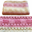 Load image into Gallery viewer, Patterns for Knitted Baby Balnkets Candy Stripe