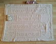 Load image into Gallery viewer, Modern Lace words Frst Breath Baby Blanket Knitting Patterns