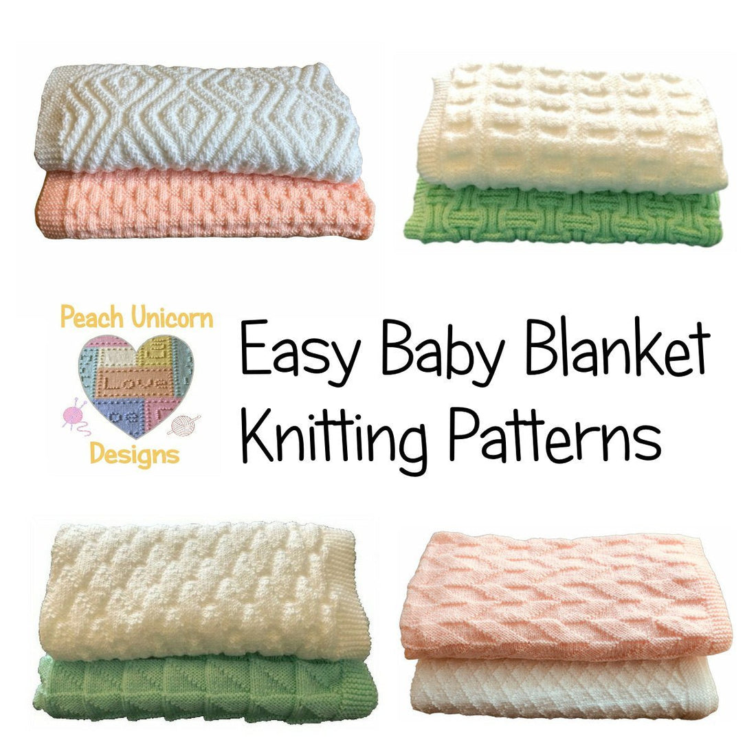 Easy Knitting Patterns for Baby Bankets knit babies