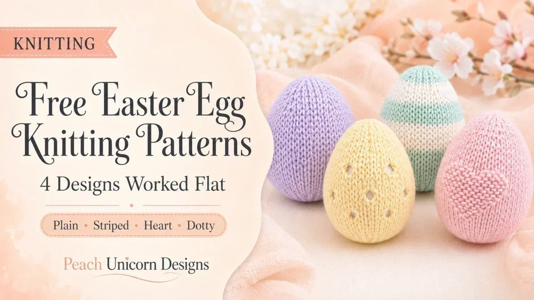Free Easter Egg Knitting Patterns Worked Flat