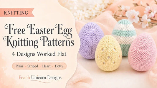 Free Easter Egg Knitting Patterns Worked Flat