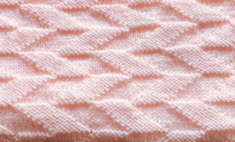 Easy knit and purl baby blanket patterns | Peach Unicorn Designs