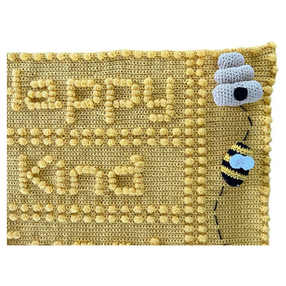 Be Happy Be You Baby Blanket CROCHET PATTERN