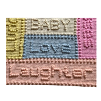 Joy Motifs Baby Blanket CROCHET PATTERN