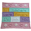 Load image into Gallery viewer, If Mothers were Flowers Lap Blanket Crochet Pattern - Motif Version
