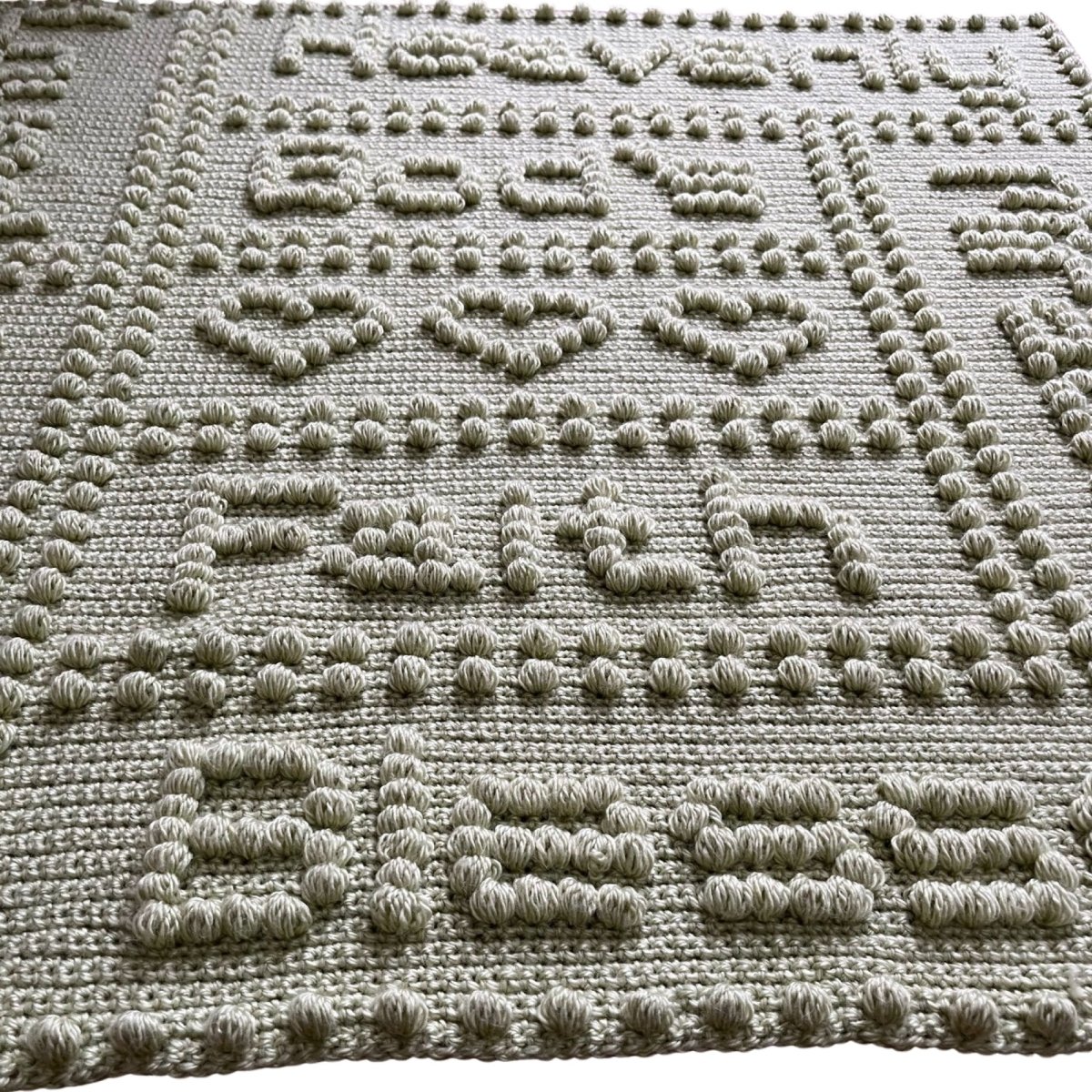 Faith Baby Blanket Crochet Pattern
