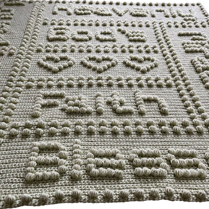 Faith Baby Blanket Crochet Pattern