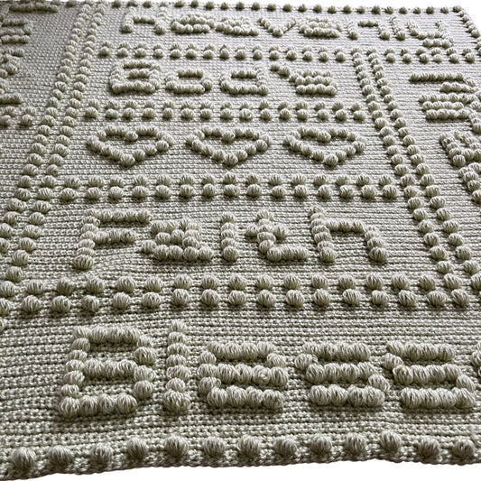 Faith Baby Blanket Crochet Pattern