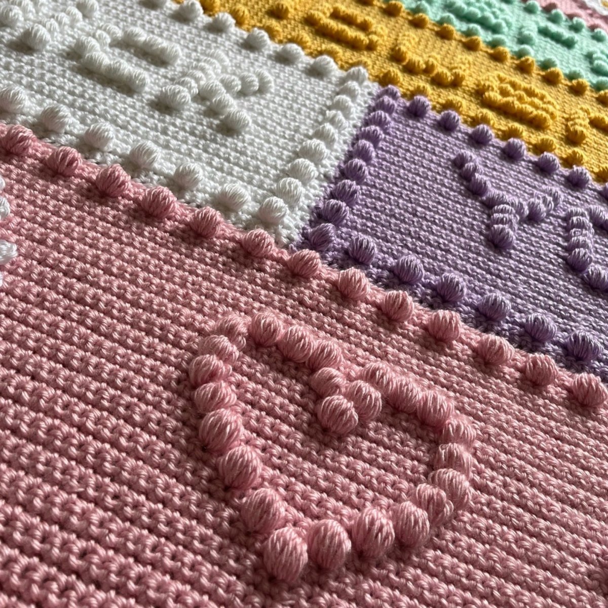 If Mothers were Flowers Lap Blanket Crochet Pattern - Motif Version