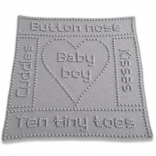 Button Nose Baby Blanket