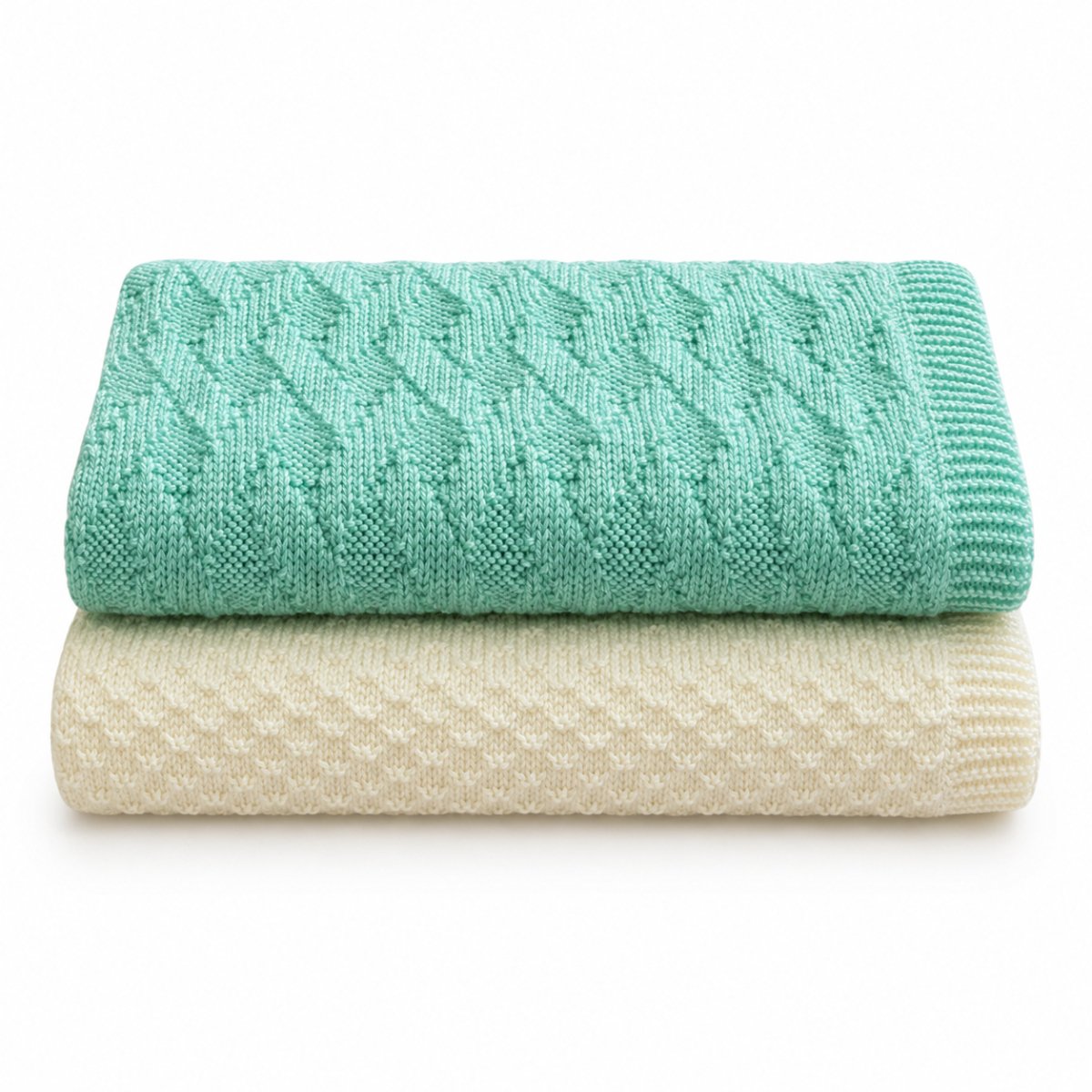 Crossing Lines and Ladders textured baby blanket knitting pattern bundle
