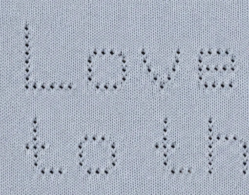 Love you to the moon and back, eyelet close up