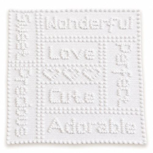 Precious One-Piece Baby Blanket Crochet Pattern | Puff Stitch Pram & Cot Blanket PDF
