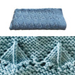 Load image into Gallery viewer, Baby Blanket Knit Pattern Little Boats Knitting Blue Ships
