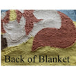 Load image into Gallery viewer, Back of Intarsia Knitted Blanket reversed side
