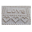 Load image into Gallery viewer, Crochet Baby Blanket Pattern Precious One Piece Puff Stitch Words Love Hearts
