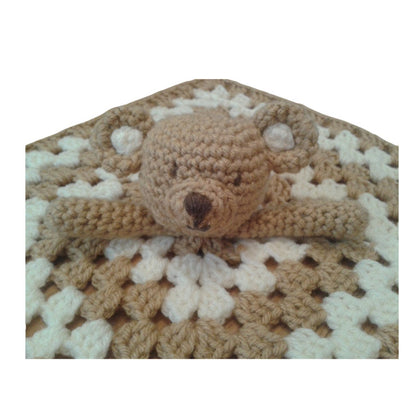 Crochet Lovey Pattern Amigurumi Teddy Bear Granny Square 