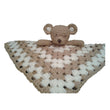 Load image into Gallery viewer, Crochet Lovey Pattern Teddy Bear Granny Square Amigurumi 
