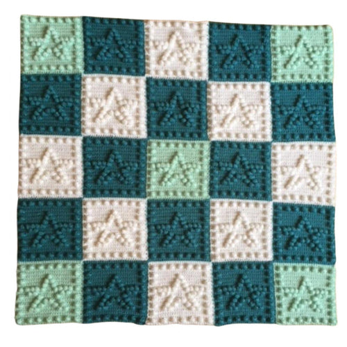 Crochet motif Blanket Pattern for Stars Baby Blanket