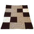 Load image into Gallery viewer, Crochet Pattern for Dog Blanket Bone Paw Print Motifs Puff Bobbles 
