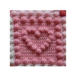 Load image into Gallery viewer, Crochet Pattern for Baby Blanket Heart Motif Puff Stitch Bobbles  
