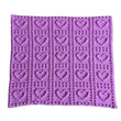 Load image into Gallery viewer, Crochet Pattern for Baby Blanket Hearts 1-Piece Puff Stitch Bobbles
