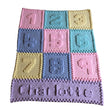 Load image into Gallery viewer, Crochet Pattern for Baby Blanket Personalised Name Panel Chart Number Motifs
