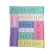 Load image into Gallery viewer, Crochet Pattern for Baby Blanket Personalised Name Panel Chart Words Love Sweet Precious 
