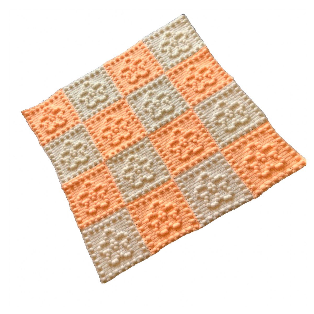 Flower Motifs Baby Blanket CROCHET PATTERN - Motifs version