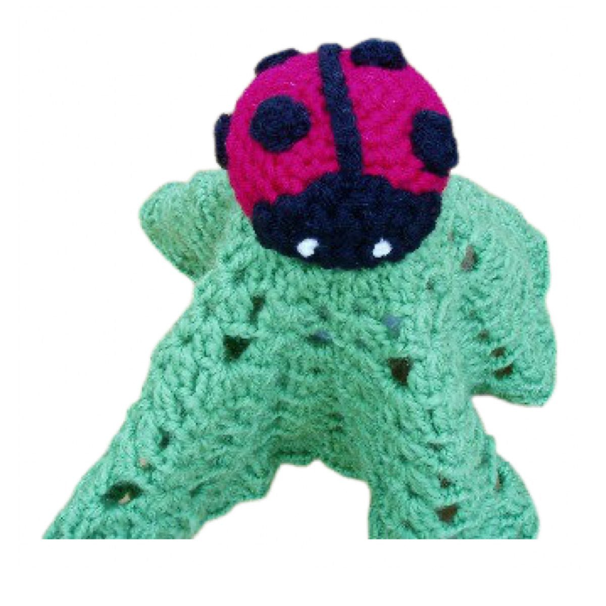 Crochet Pattern for Baby Ladybug Lovey Lovie Blankie Ladybird