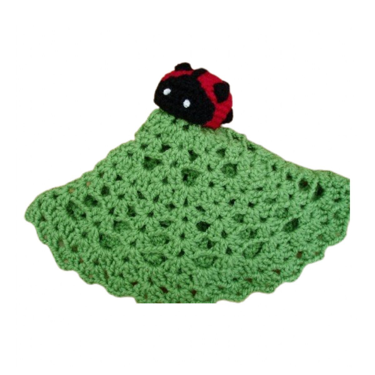 Crochet Pattern for Baby Lovey Lovie Comfort Bankie Ladybug Ladybird