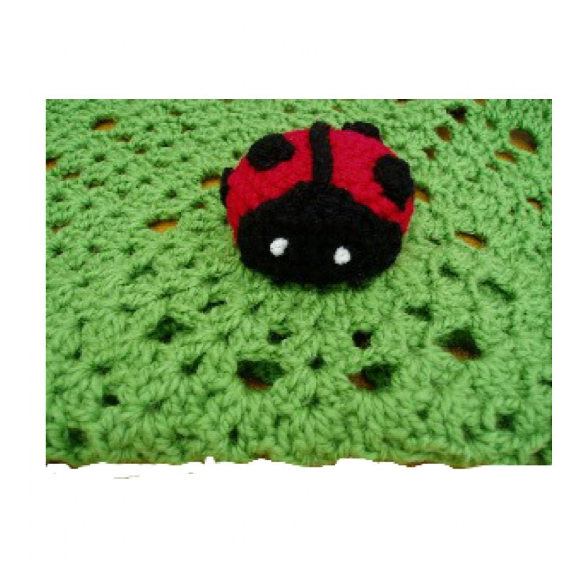 Crochet Pattern for Baby Lovey Lovie Blankie Ladybird Ladybug
