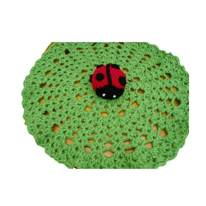 Crochet Pattern for Baby Lovey Lovie Blankie Ladybug Ladybird 