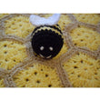 Load image into Gallery viewer, Crochet Pattern for Bumble Bee Blankie Lovey Lovie Baby Close Up
