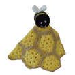 Load image into Gallery viewer, Crochet Pattern for Bumble Bee Lovey Lovie Baby Blankie
